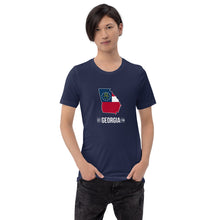Men's T-Shirt - Georgia - State Flag