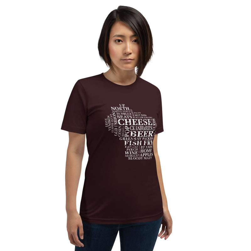 Women's T-Shirt - Wisconsin - Words