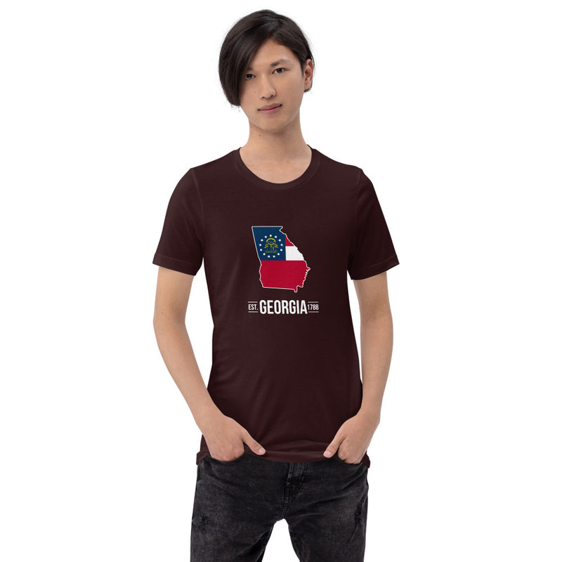 Men's T-Shirt - Georgia - State Flag