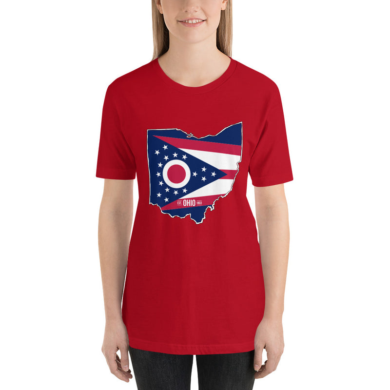 Women's T-Shirt - Ohio - State Flag