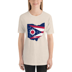 Women's T-Shirt - Ohio - State Flag Women's T-Shirt - Ohio - State Flag