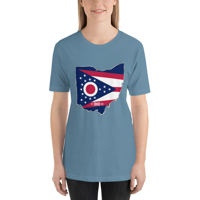 Women's T-Shirt - Ohio - State Flag