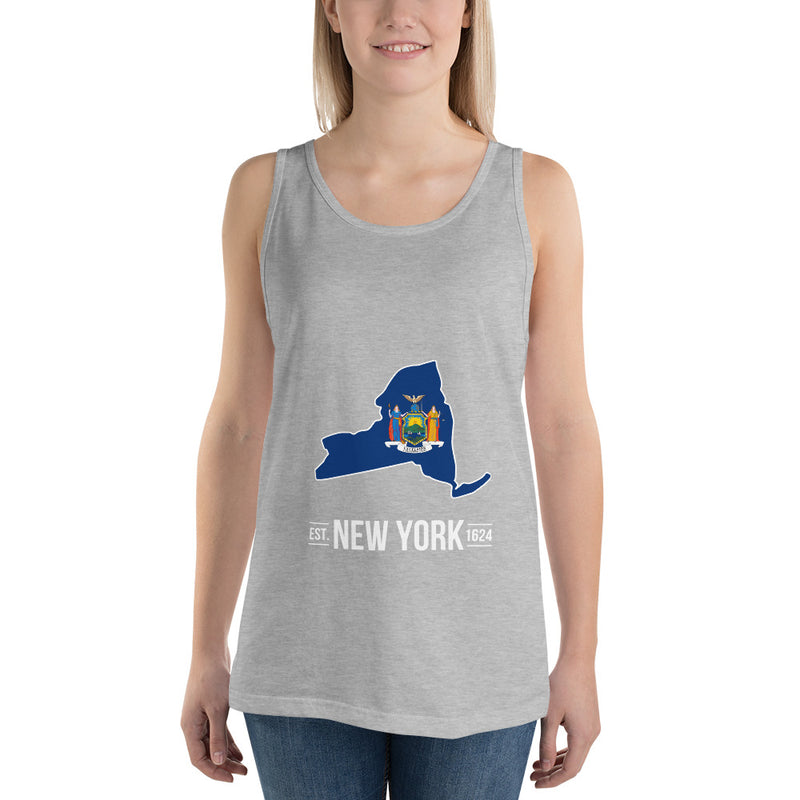 Unisex New York Flag Tank Top