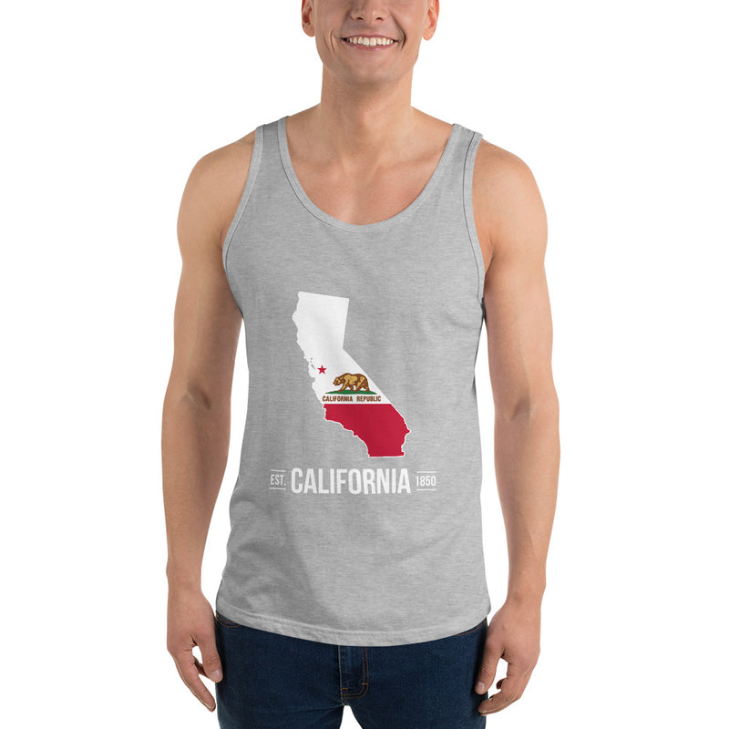 Men's Tank Top - California State Flag