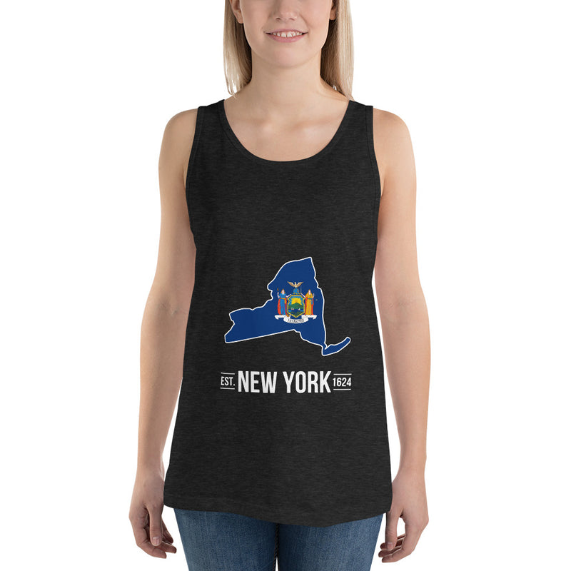 Unisex New York Flag Tank Top