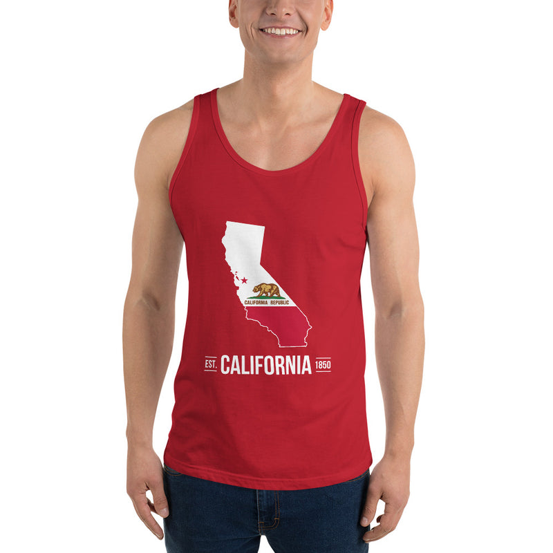 Men's Tank Top - California State Flag