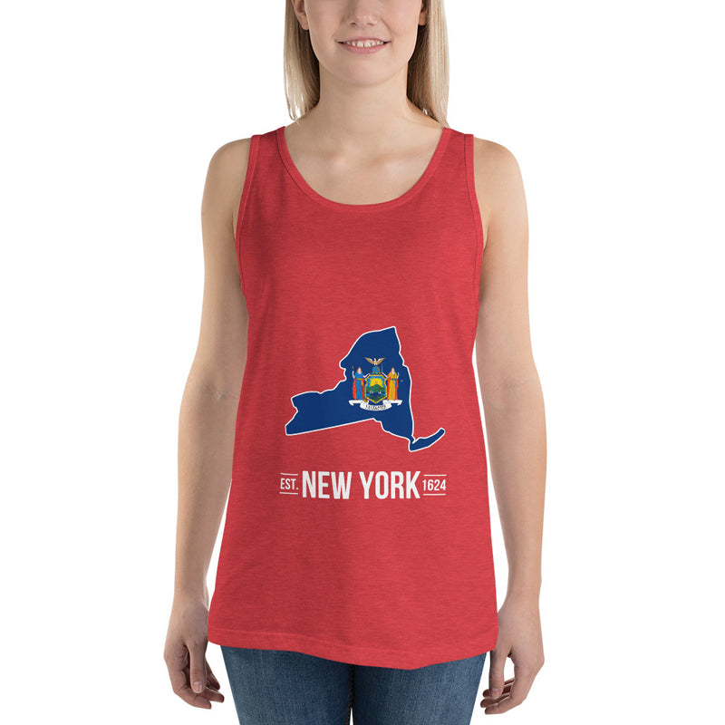 Unisex New York Flag Tank Top