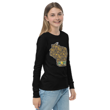 Youth Long Sleeve - Wisconsin - Lakes/Trees - Heart Home  Pro