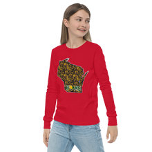 Youth Long Sleeve - Wisconsin - Lakes/Trees - Heart Home  Pro