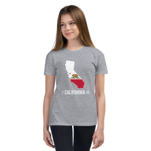 Youth Short Sleeve T-Shirt - California State Flag