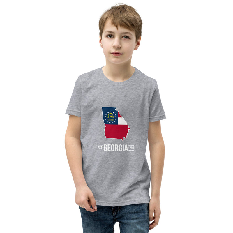 Boy's T-Shirt - Georgia - State Flag