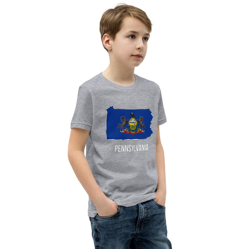 Boy's T-Shirt - Pennsylvania - State Flag