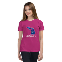 Girl's T-Shirt - Michigan - State Flag Girl's T-Shirt - Michigan - State Flag