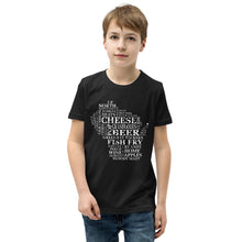 Youth Boys T-Shirt - Wisconsin - Words