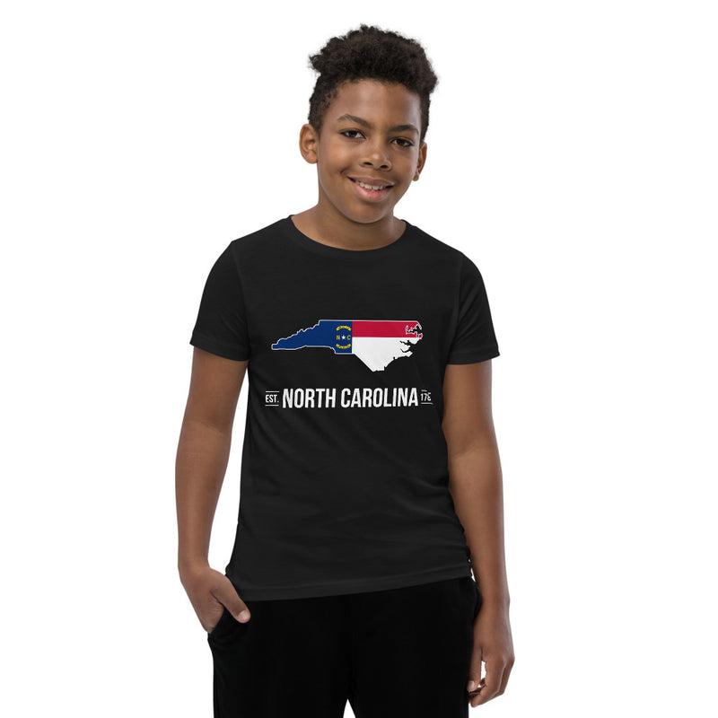 Boy's T-Shirt - North Carolina - State Flag