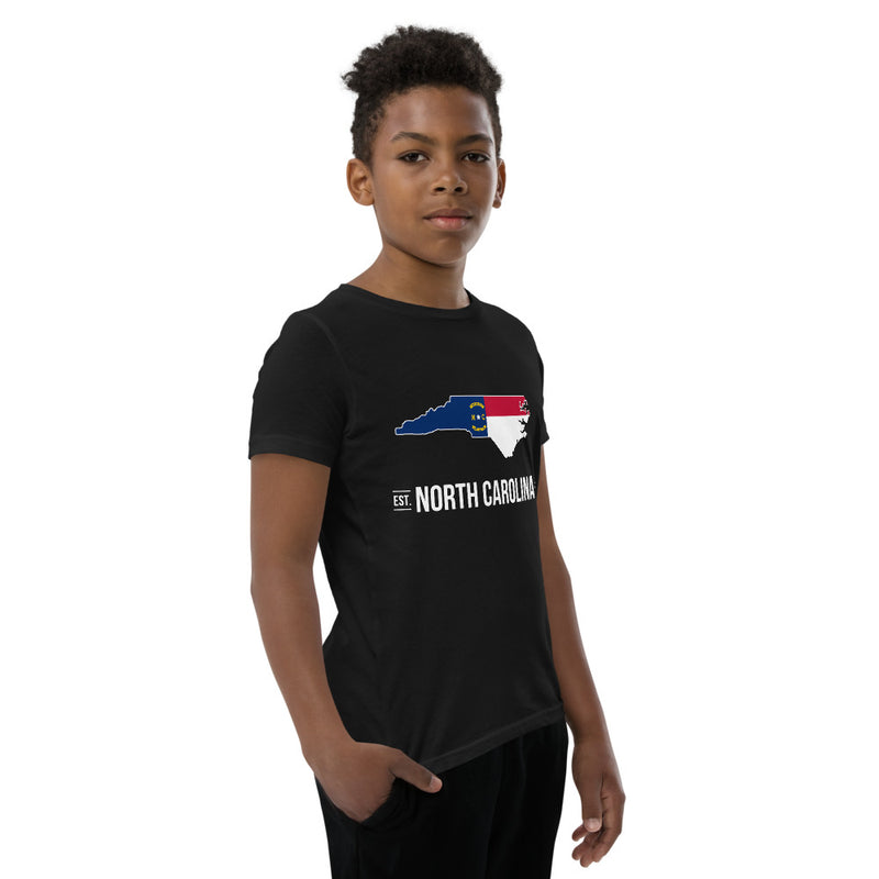 Boy's T-Shirt - North Carolina - State Flag