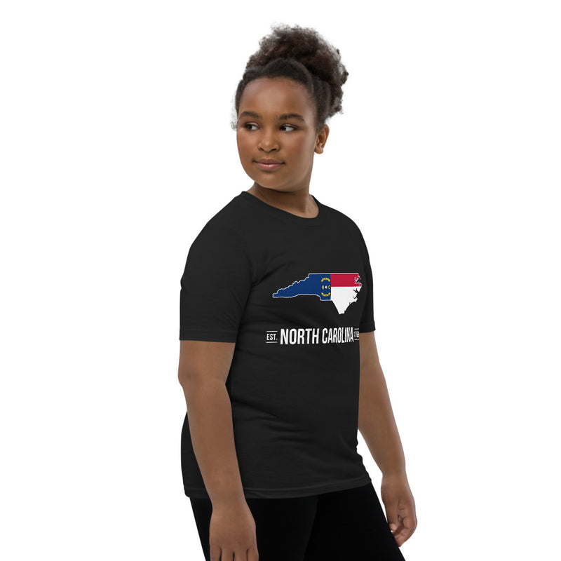 Girl's T-Shirt - North Carolina - State Flag