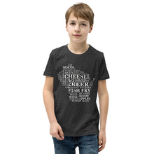 Youth Boys T-Shirt - Wisconsin - Words