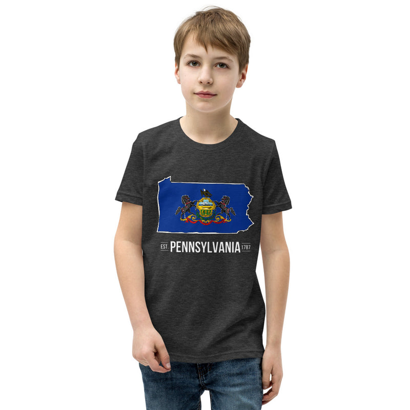 Boy's T-Shirt - Pennsylvania - State Flag