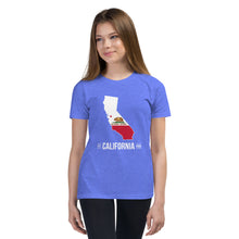 Youth Short Sleeve T-Shirt - California State Flag