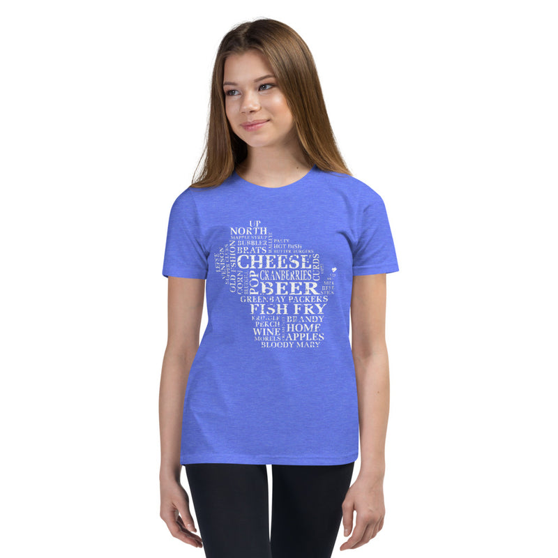 Youth T-Shirt - Wisconsin - Words
