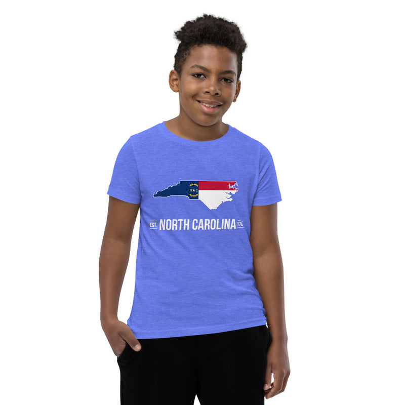 Boy's T-Shirt - North Carolina - State Flag
