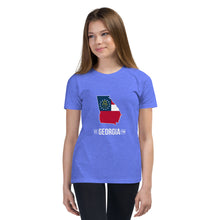 Girl's T-Shirt - Georgia - State Flag