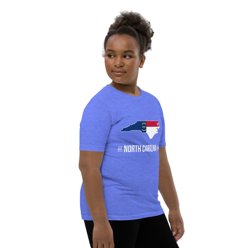 Girl's T-Shirt - North Carolina - State Flag