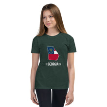 Girl's T-Shirt - Georgia - State Flag