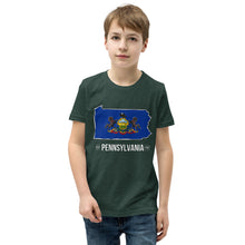 Boy's T-Shirt - Pennsylvania - State Flag