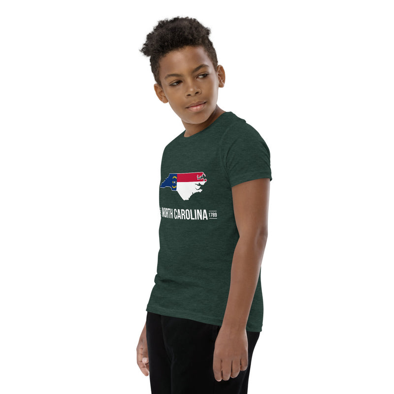 Boy's T-Shirt - North Carolina - State Flag