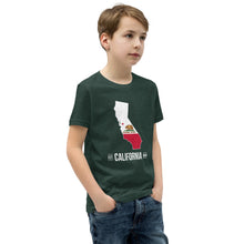 Youth Short Sleeve T-Shirt - California State Flag