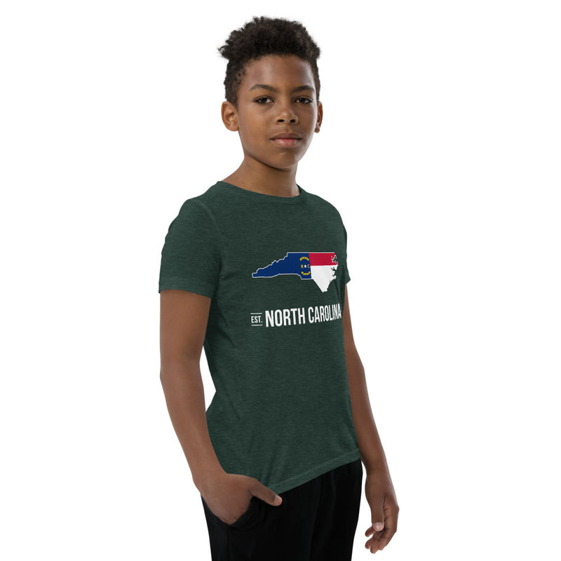 Boy's T-Shirt - North Carolina - State Flag