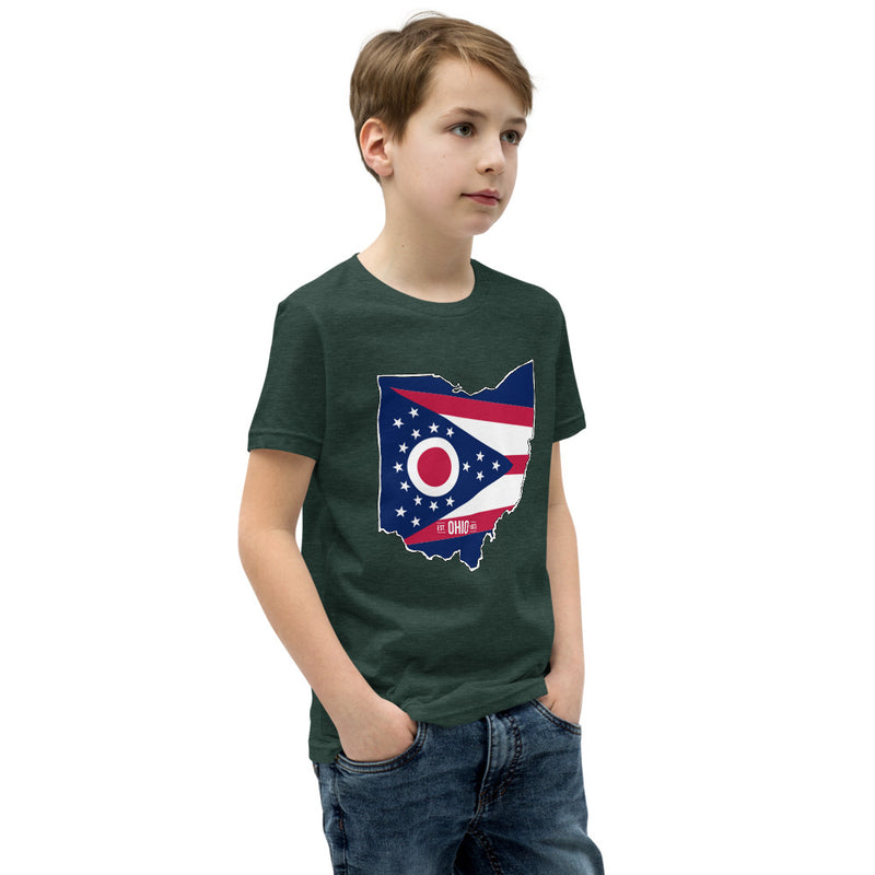 Boy's T-Shirt - Ohio - State Flag