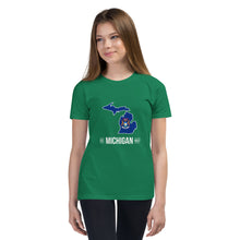 Girl's T-Shirt - Michigan - State Flag
