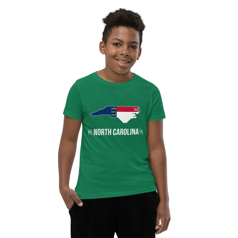 Boy's T-Shirt - North Carolina - State Flag