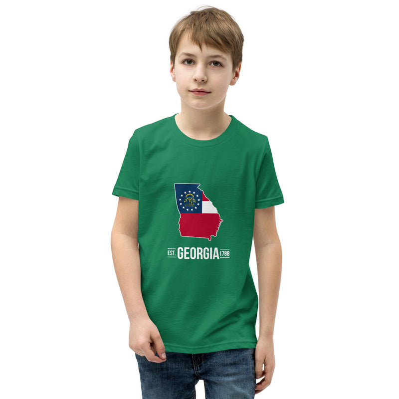 Boy's T-Shirt - Georgia - State Flag