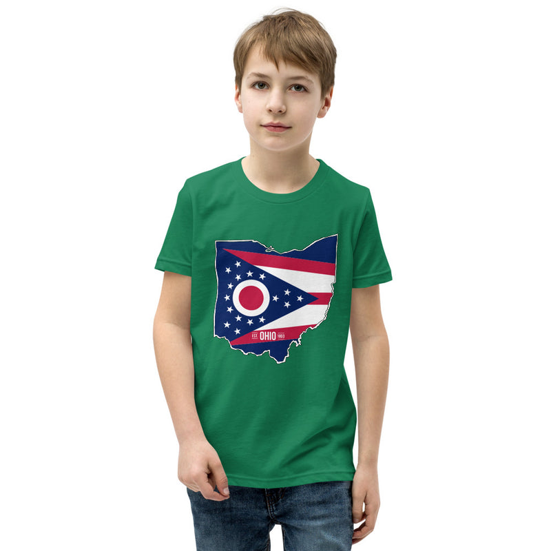 Boy's T-Shirt - Ohio - State Flag