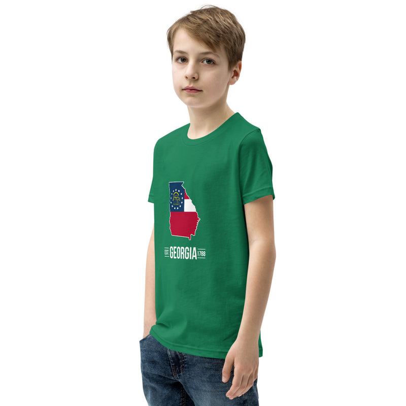 Boy's T-Shirt - Georgia - State Flag