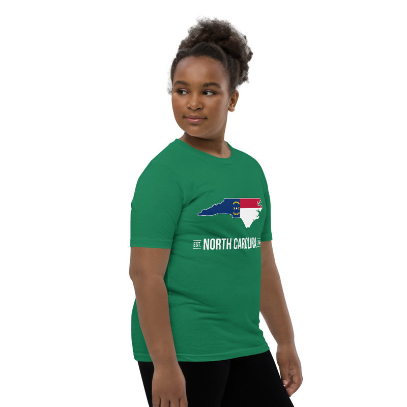 Girl's T-Shirt - North Carolina - State Flag