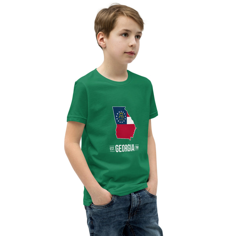 Boy's T-Shirt - Georgia - State Flag
