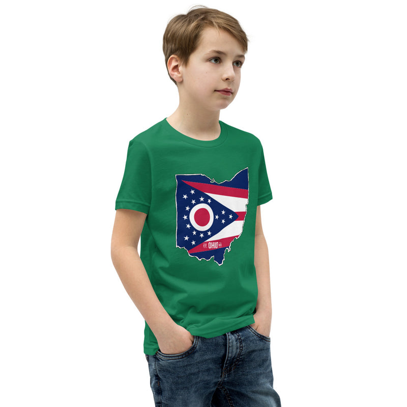 Boy's T-Shirt - Ohio - State Flag