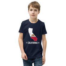 Youth Short Sleeve T-Shirt - California State Flag