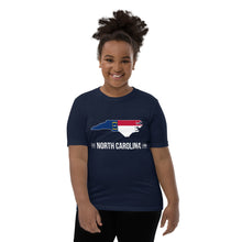 Girl's T-Shirt - North Carolina - State Flag