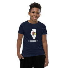 Boy's T-Shirt - Illinois - State Flag