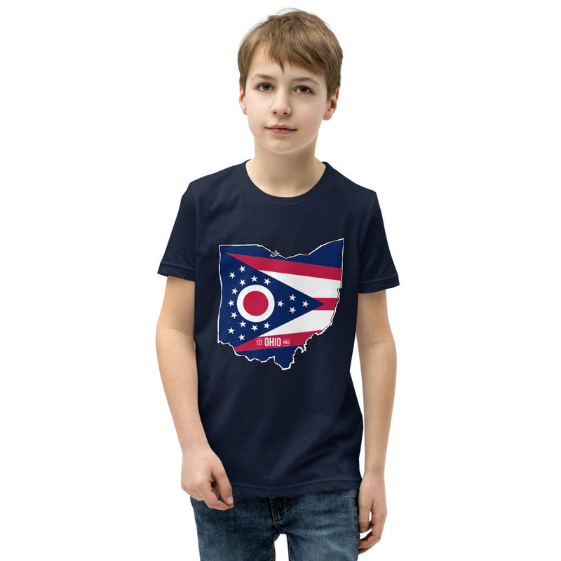 Boy's T-Shirt - Ohio - State Flag