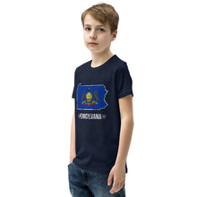 Boy's T-Shirt - Pennsylvania - State Flag