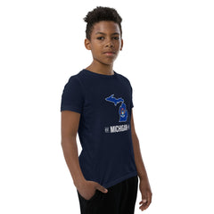 Boy's T-Shirt - Michigan - State Flag Boy's T-Shirt - Michigan - State Flag