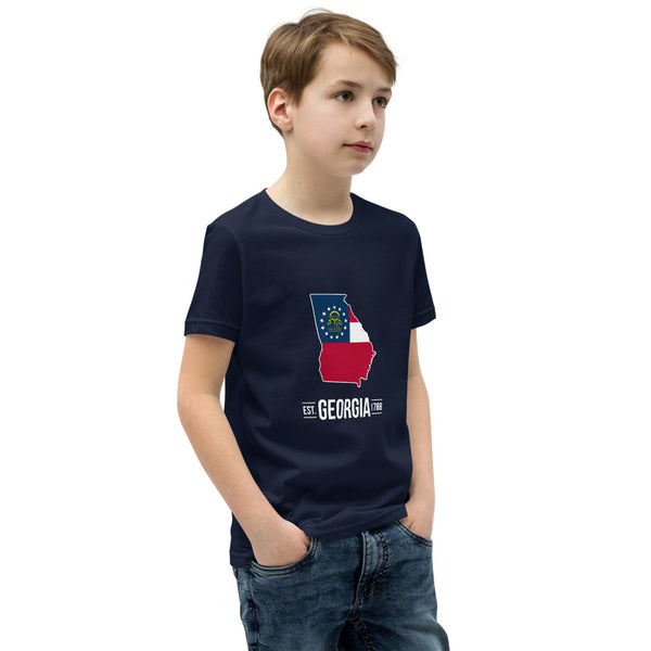 Boy's T-Shirt - Georgia - State Flag