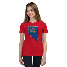 Girl's T-Shirt - Nevada - State Flag